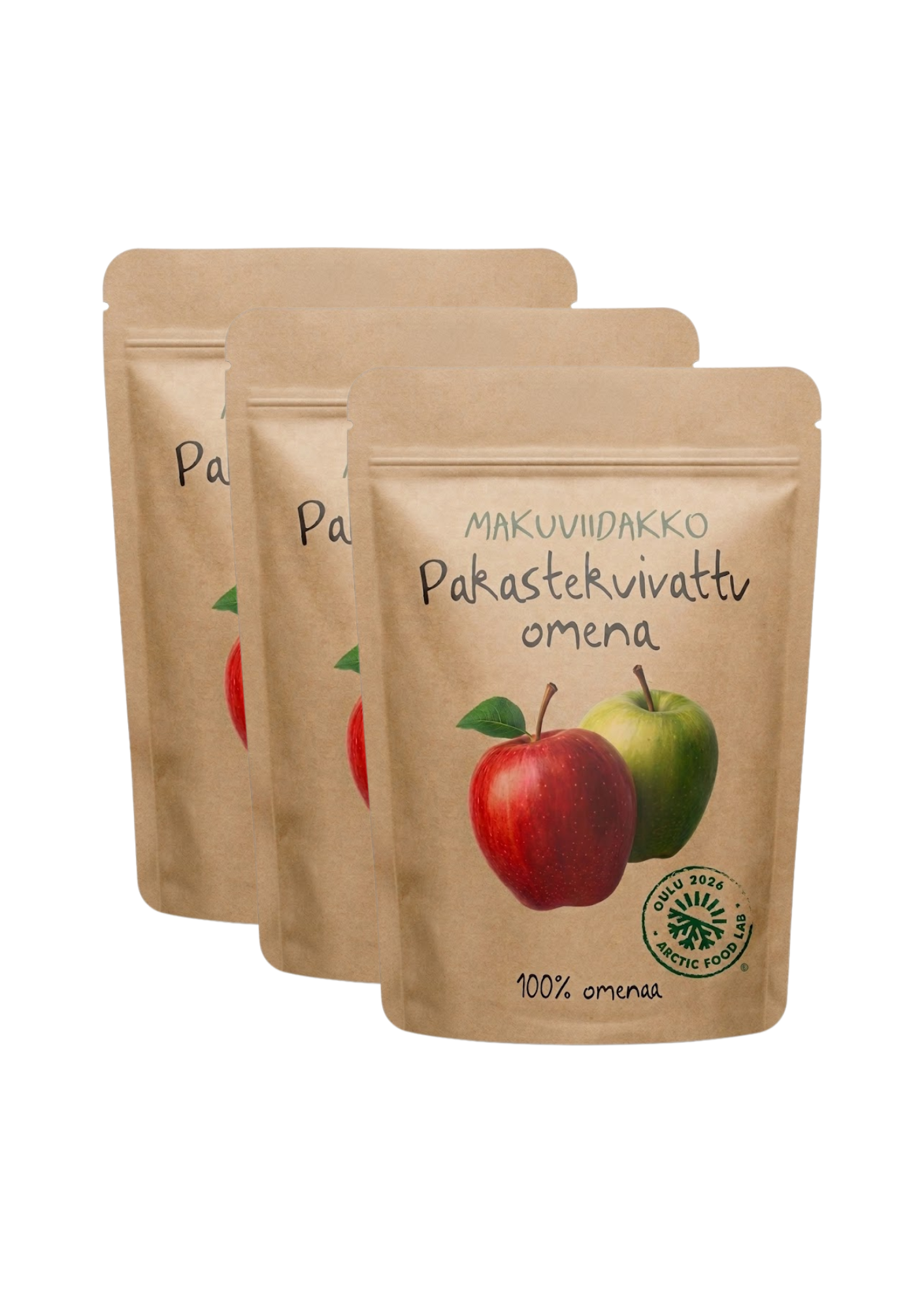 Suomalainen omena 3 x 30g pussi